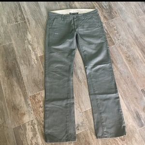 AG distressed khaki pants
